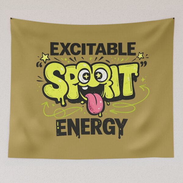 Item preview, Neon Excitable Spirit Energy designed and sold by Aurelux_24.