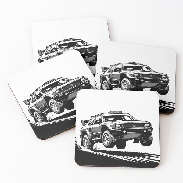 Item preview, Retro Rally Car Silhouette designed and sold by SunDrift.