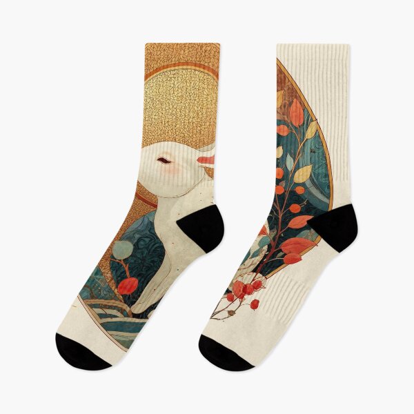 Item preview, The Rabbit Mystical Nature Symbol Art designed and sold by ForeverPrintsOK.