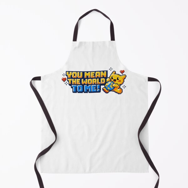 Item preview, You Mean The World To Me - Cute Retro Pixel Art Cat designed and sold by Panda Creative Studio.