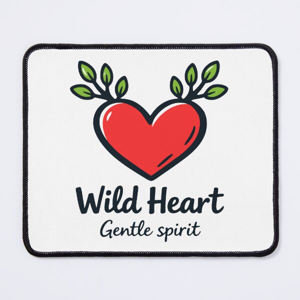 Item preview, Wild Heart, Gentle Spirit designed and sold by SnappyPNG.