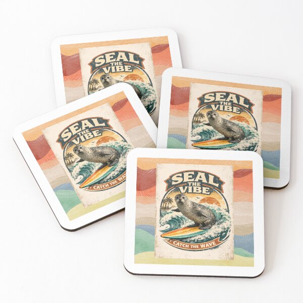 Item preview, Seal the vibe surfing seal designed and sold by SweetySugar.