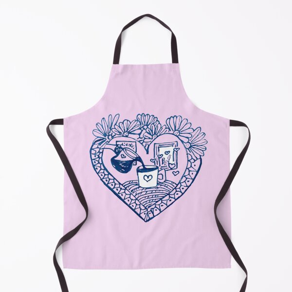 Item preview, Spring Coffee Love Heart Table Pen Doodled Sketch, Hand Drawn Doodle designed and sold by Uplifting Vib'n Design and Decor .