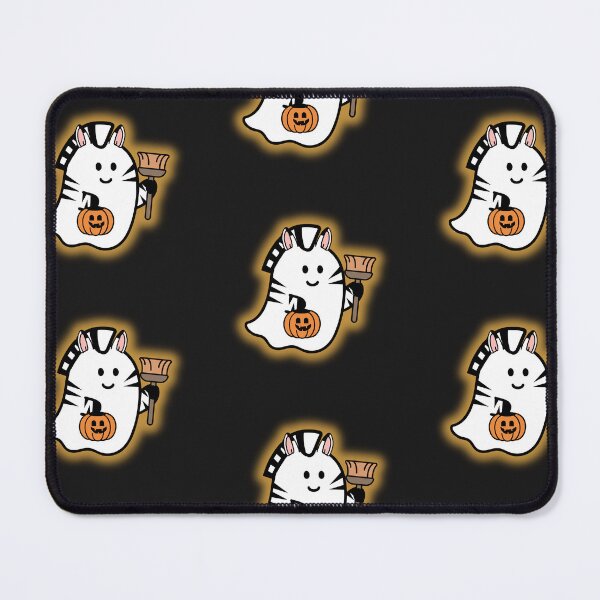 Item preview, Cute Ghost Zebra Halloween Design – Spooky Pumpkin Illustration designed and sold by ZebraDazzleDesigns.