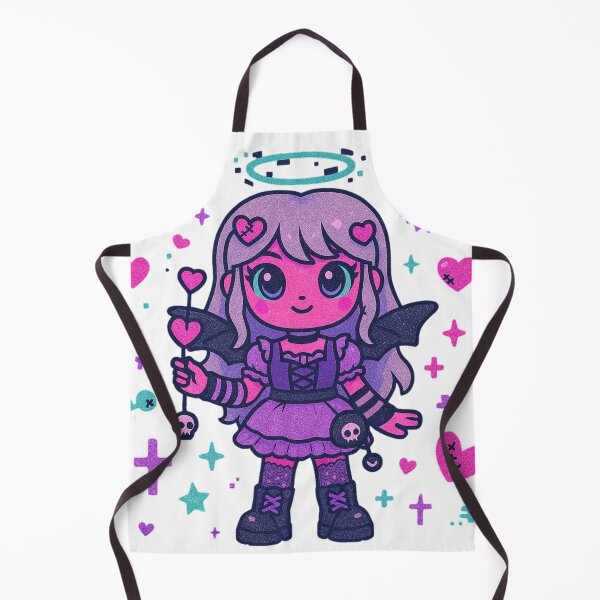 Item preview, ✨ Sweet Hex Angel – Kawaii Candy Goth Doll ✨ designed and sold by Alquimia Lunar.