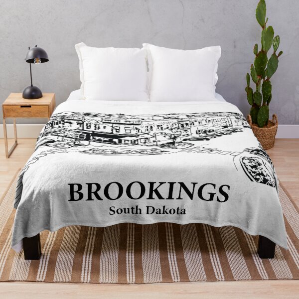 Item preview, Brookings SD - Ink Cityscape Illustration designed and sold by Lakeric Cityscapes.