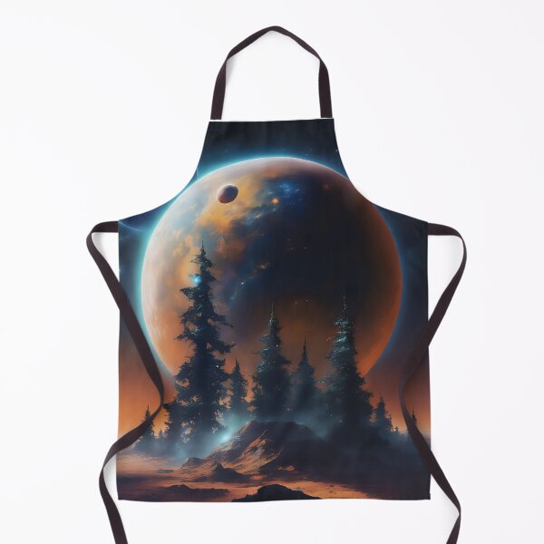 Item preview, A mysterious planet rising above alien forests. designed and sold by MissYouONLY.