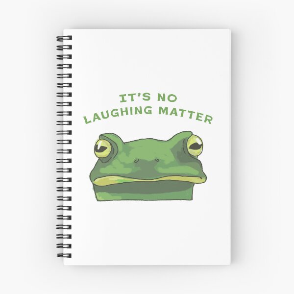 Item preview, It's No Laughing Matter Grumpy Frog designed and sold by artisticlivy.