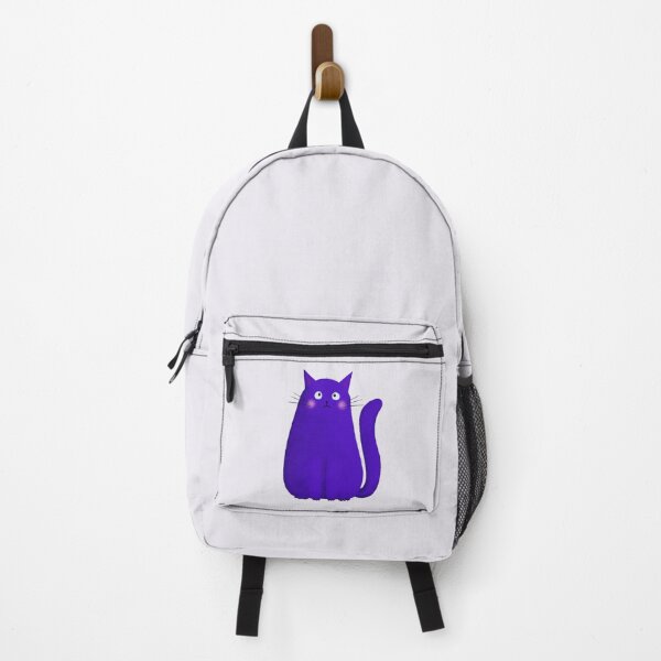 Item preview, Sad Cat Illustration – Indigo Moody Cute Cat Illustration designed and sold by Brightful Creations .