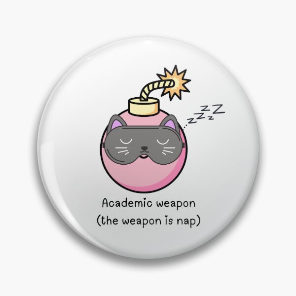 Item preview, Academic weapon-the weapon is nap funny student ironic designed and sold by Lynxaria.