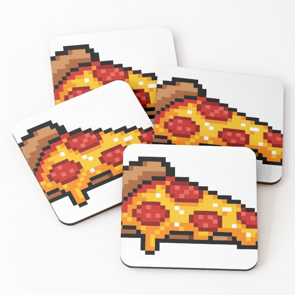Item preview, Retro 8-bit Pixel Art Pizza Slice designed and sold by Kowal03.