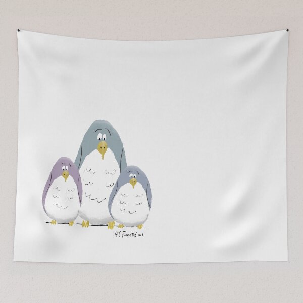 Item preview, Family of pigeons designed and sold by Ajforristalart.