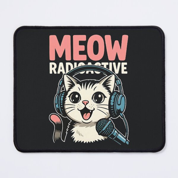 Item preview, Meow Radioactive – Funny Cool DJ Cat Music Sarcastic Style designed and sold by Taans-Creation.