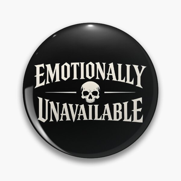 Item preview, Emotionally Unavailable – Dark Gothic Skull Statement Shirt designed and sold by R3XFORGE.