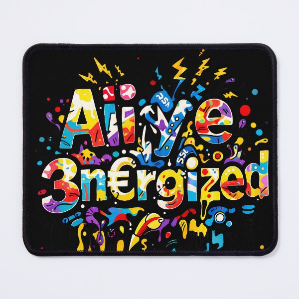 Item preview, Ali^¥ë 3n€rg¡zed – Bold Graffiti Typography Energy Art designed and sold by LineLoo.