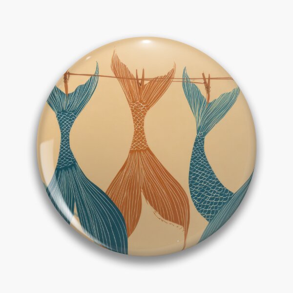 Item preview, Mermaid tails hanging on a line designed and sold by anytka.