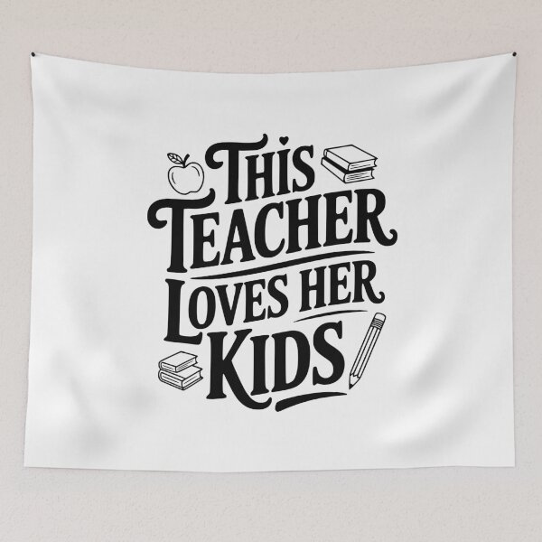 Item preview, This Teacher Loves Her Kids designed and sold by Frank Ring.