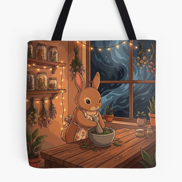 Item preview, Bunny Making Herbal Medicine designed and sold by Neural Dream.