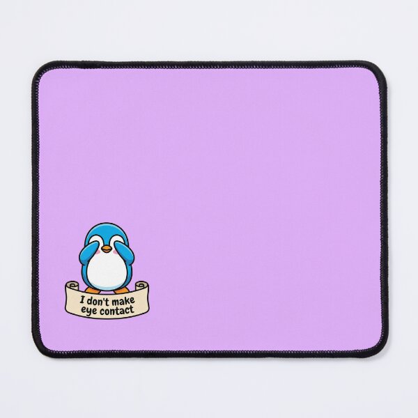 Item preview, No Eye Contact Shy Introvert Penguin designed and sold by WildCute.