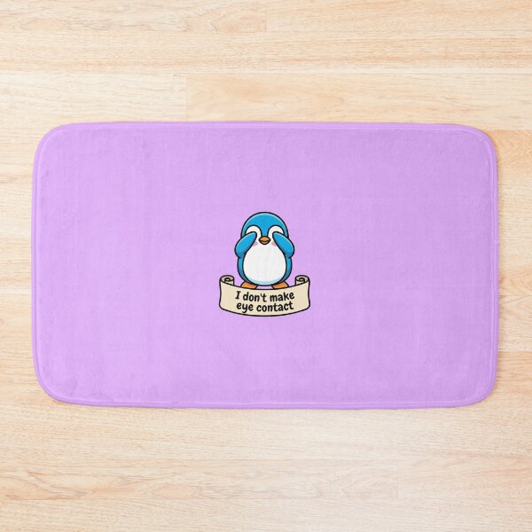 Item preview, No Eye Contact Shy Introvert Penguin designed and sold by WildCute.