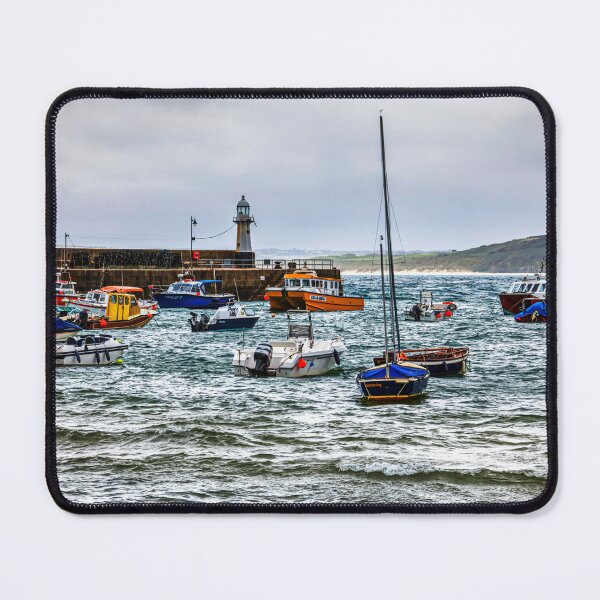 Item preview, Rough Day For Boats in St Ives Harbour, Cornwall, England designed and sold by Paul Thompson Photography.