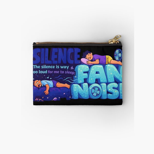 Item preview, Fan Noise Over Silence – Relatable Insomnia Typography Art designed and sold by LineLoo.