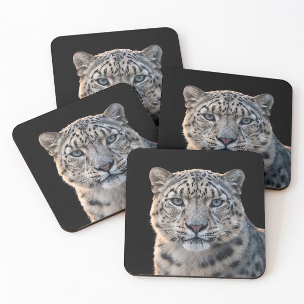 Item preview, Majestic Snow Leopard Cinematic Wildlife Portrait designed and sold by NaturalBeautySebastian .