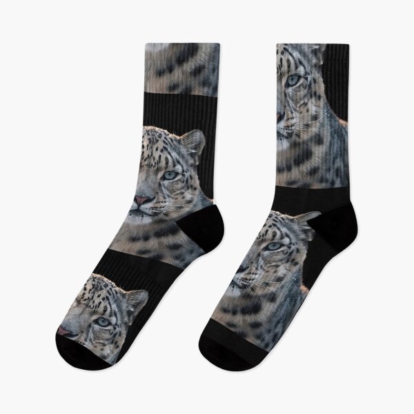 Item preview, Majestic Snow Leopard Cinematic Wildlife Portrait designed and sold by NaturalBeautySebastian .