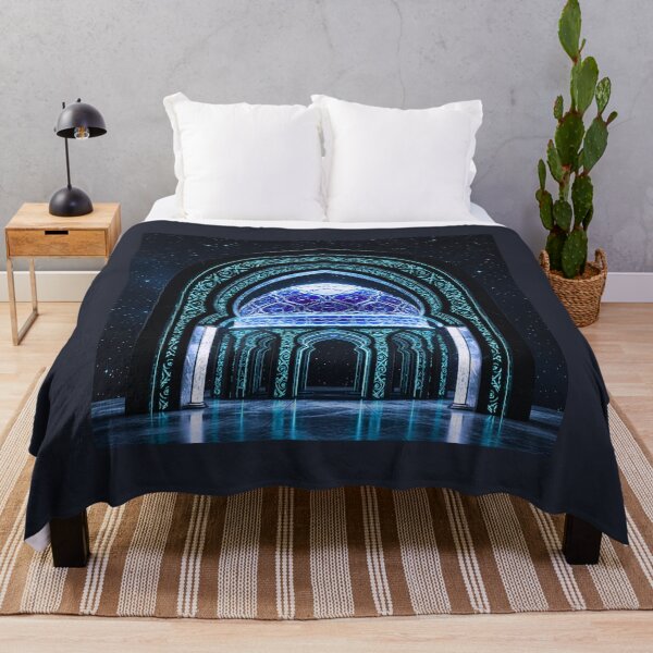 Item preview, Celestial Blue Islamic Dome with Glowing Archway designed and sold by D-Islamic.