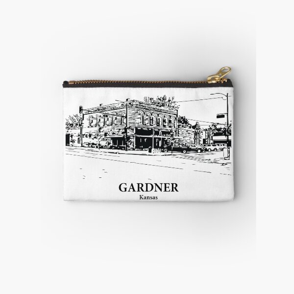 Item preview, Gardner KS - Ink Cityscape Illustration designed and sold by Lakeric.
