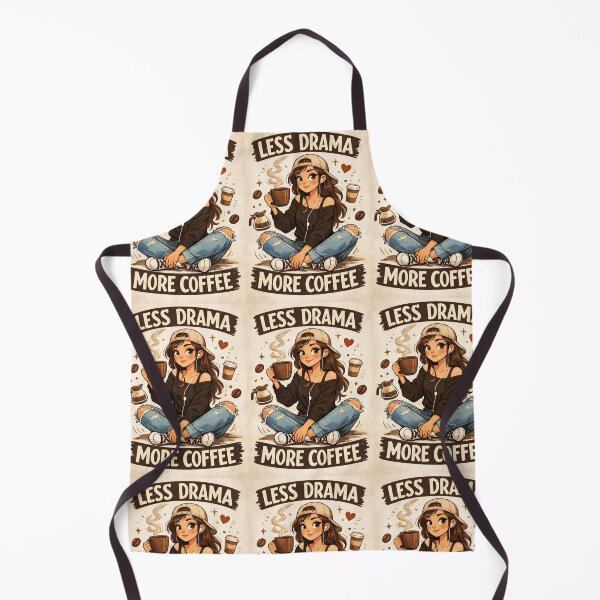 Item preview, Less drama, more coffee designed and sold by Soycreativa.