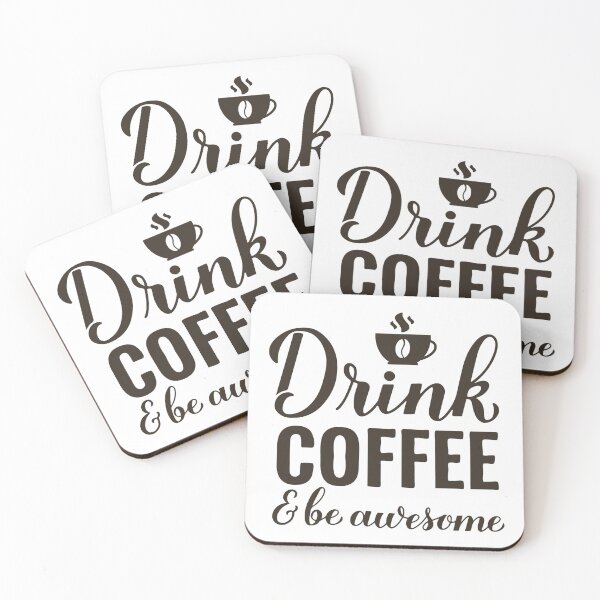 Item preview, Drink COFFEE and be awesome designed and sold by KrisGraphic45.