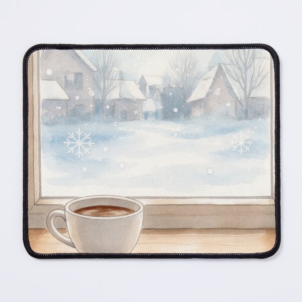 Item preview, Everything Slows Down Winter Cozy Watercolor designed and sold by MIArt Studio.