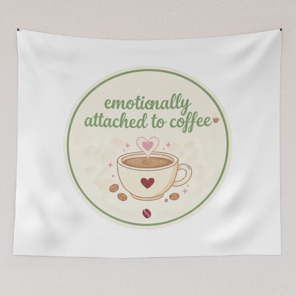 Item preview, Emotionally attached to coffee designed and sold by YasminAnday.