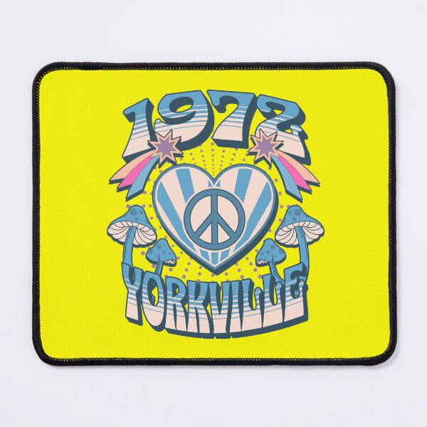 Item preview, 1972 Yorkville Retro Psychedelic Heart & Peace Sign Design designed and sold by Analog Aura .