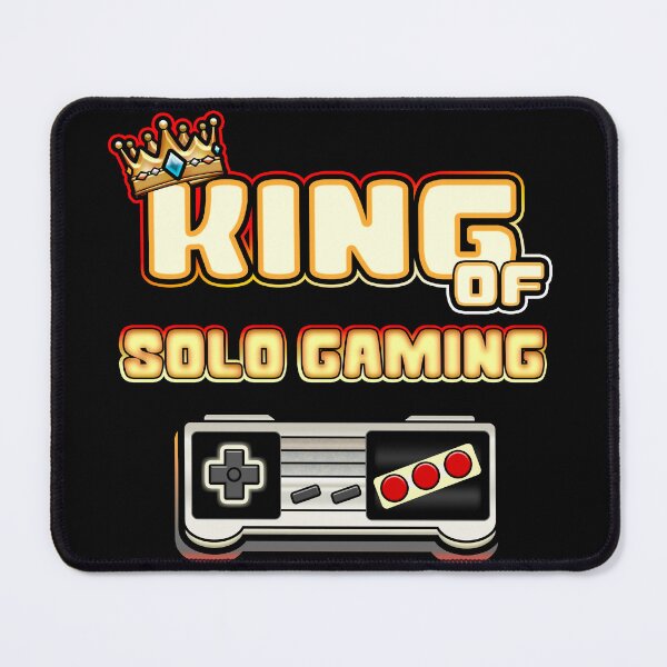 Item preview, King of Solo Gaming Retro Controller - Vector Style designed and sold by AmazingEG.