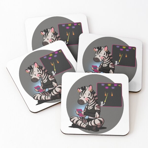 Item preview, Alternative Gamer Zebra – Cozy Goth Gaming Aesthetic Illustration designed and sold by ZebraDazzleDesigns.