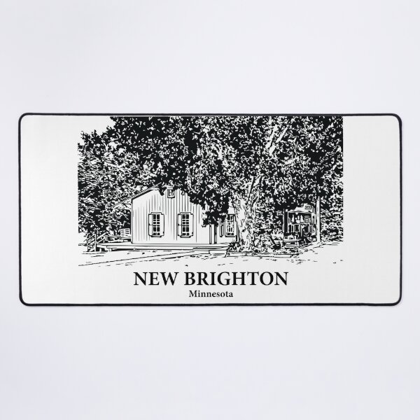 Item preview, New Brighton MN - Ink Cityscape Illustration designed and sold by Lakeric.