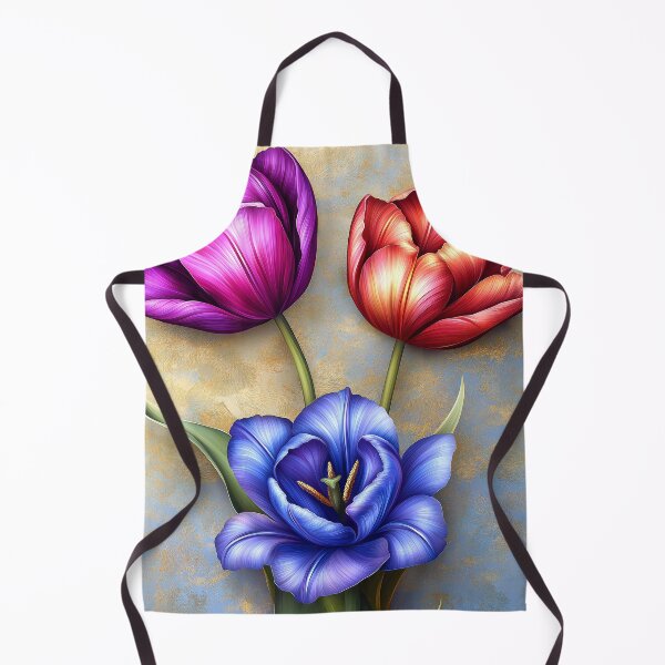 Artikelvorschau, Elegante Tulpen in Lila, Rot und Blau entworfen und verkauft von MargaretWiktor.