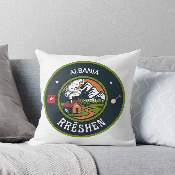 Item preview, Rrëshen Albania | Green Travel Emblem designed and sold by World Designs.