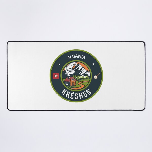 Item preview, Rrëshen Albania | Green Travel Emblem designed and sold by World Designs.