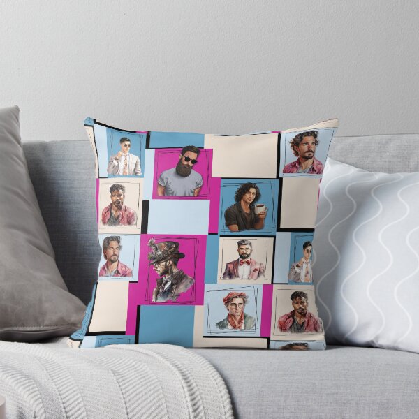 Item preview, Modern Geometric Pattern Man In Frames designed and sold by Vibria Pattern Studio.