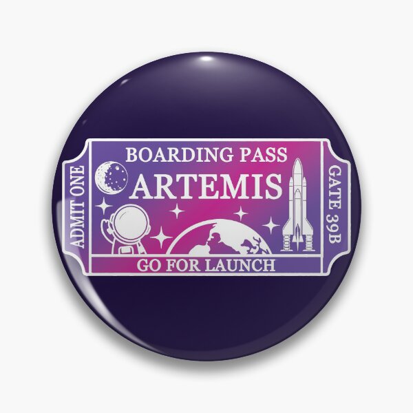 Item preview, Nebula Artemis Boarding Pass designed and sold by Celticrose721.