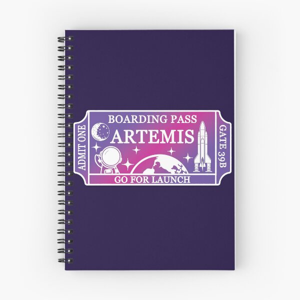 Item preview, Nebula Artemis Boarding Pass designed and sold by Celticrose721.