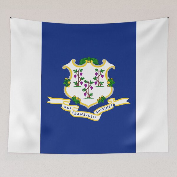 Item preview, Vertical Connecticut State Flag Design designed and sold by NTGUILTY.