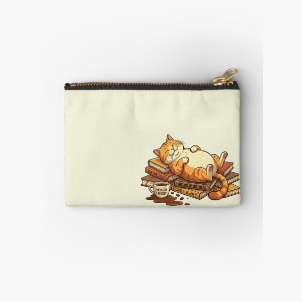 Item preview, The Art of Napping - Funny Lazy Ginger Cat Monday Mood designed and sold by HappySproutArt.