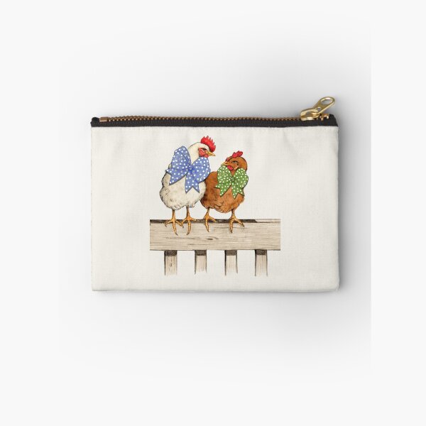 Item preview, Fancy Chickens with Polka-Dotted Bows designed and sold by JoyfulWhimsy.