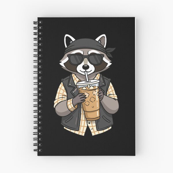 Item preview, Brew Bandit: The Biker Raccoon designed and sold by Evaevonechi.