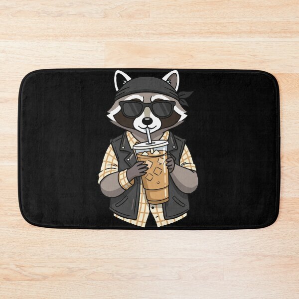 Item preview, Brew Bandit: The Biker Raccoon designed and sold by Evaevonechi.