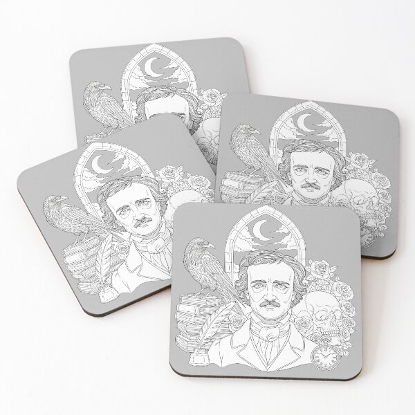 Item preview, Edgar Allan Poe Raven Gothic Literary  designed and sold by Shoot-The-Moon.